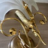 Pair of vintage shell wall lights