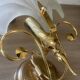 Pair of vintage shell wall lights