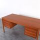 Mid-Century Teak Executive Desk by Torbjørn Afdal for Bruksbo, 1960s.