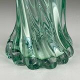 Vintage green Murano vase, Italy, 1970s