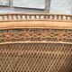 Vintage rattan headboard from the 1970s