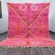 Incredible Moroccan pink rug, Beni Ourain rug 150/250cm