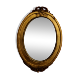 Petit miroir bois doré sculpté