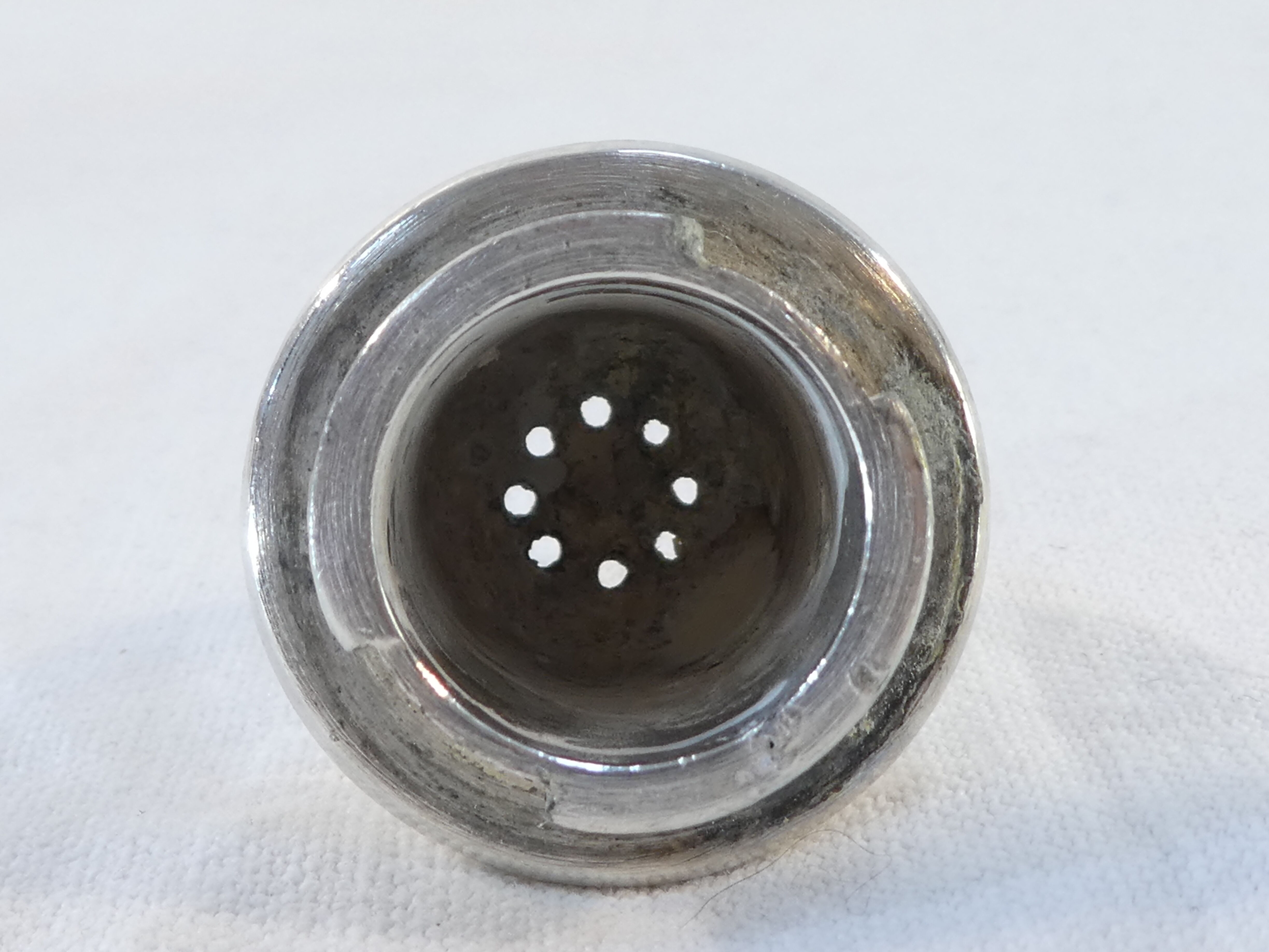 Christofle salt and pepper salt and pepper in silver metal