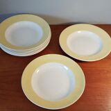 8 soup plates from the 1950s