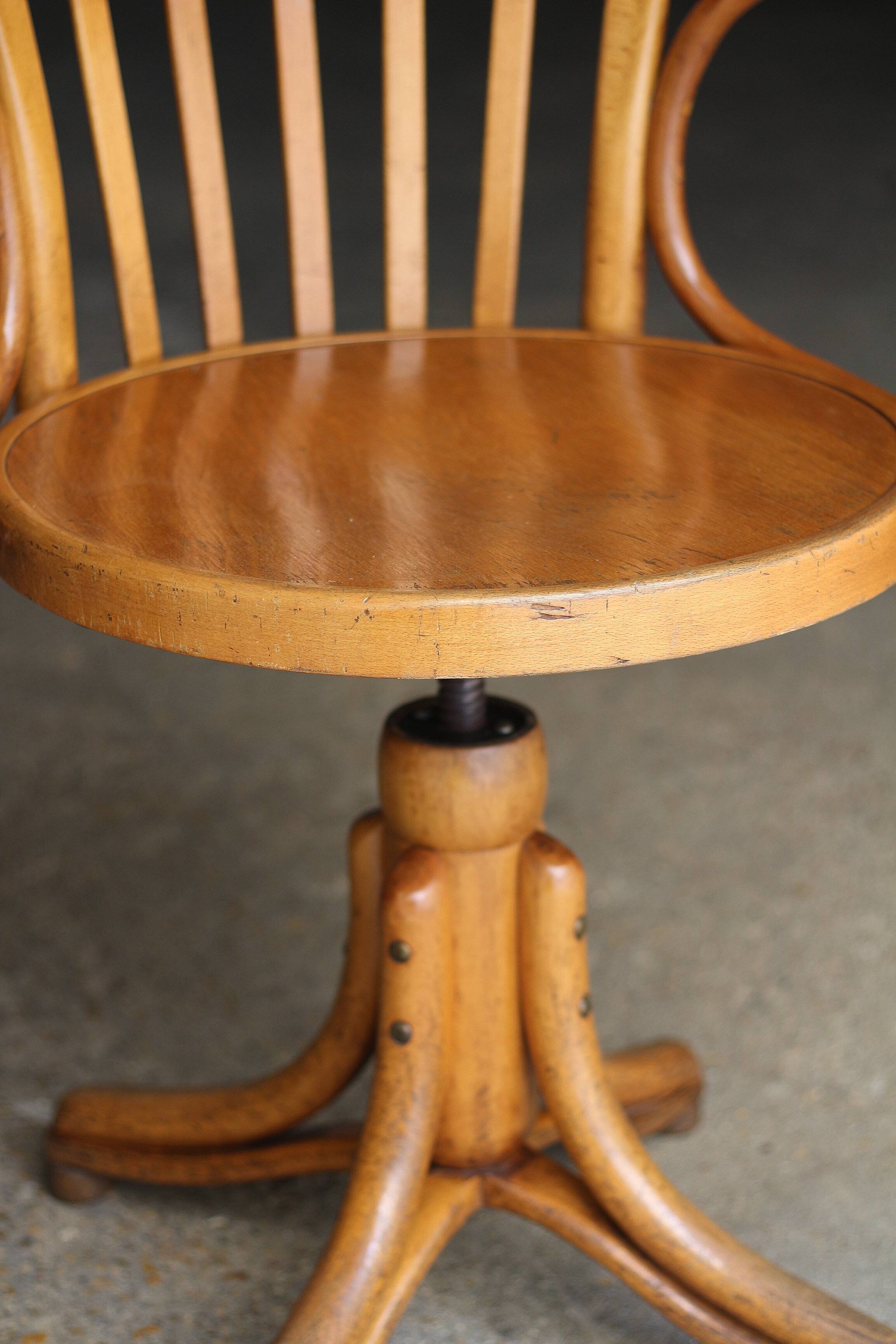 Beautiful Thonet American armchair. Industrial furniture, seat, chair.