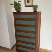 Secrétaire en bois rénové