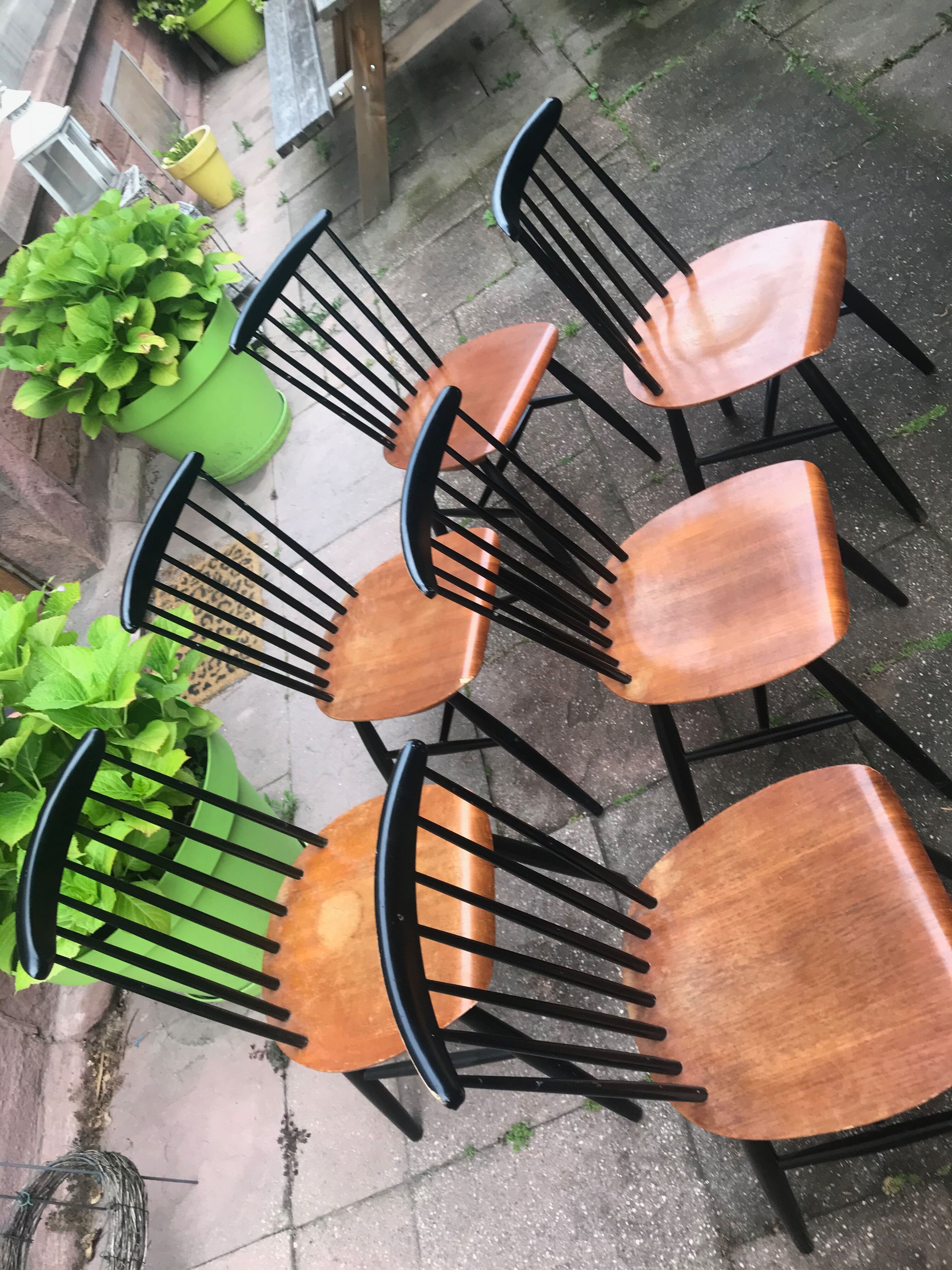 Ilmari Tapiovaara  6 chairs