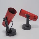 Pair of red vintage spots