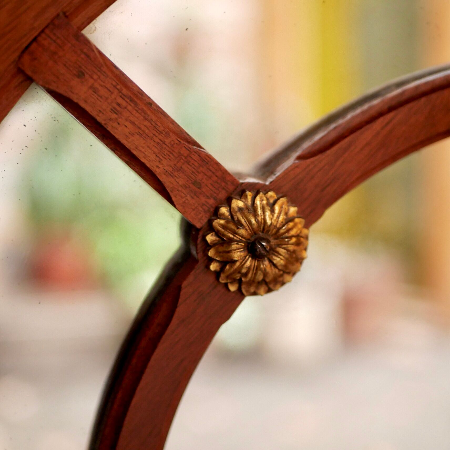 Large art deco mirror 109x135cm