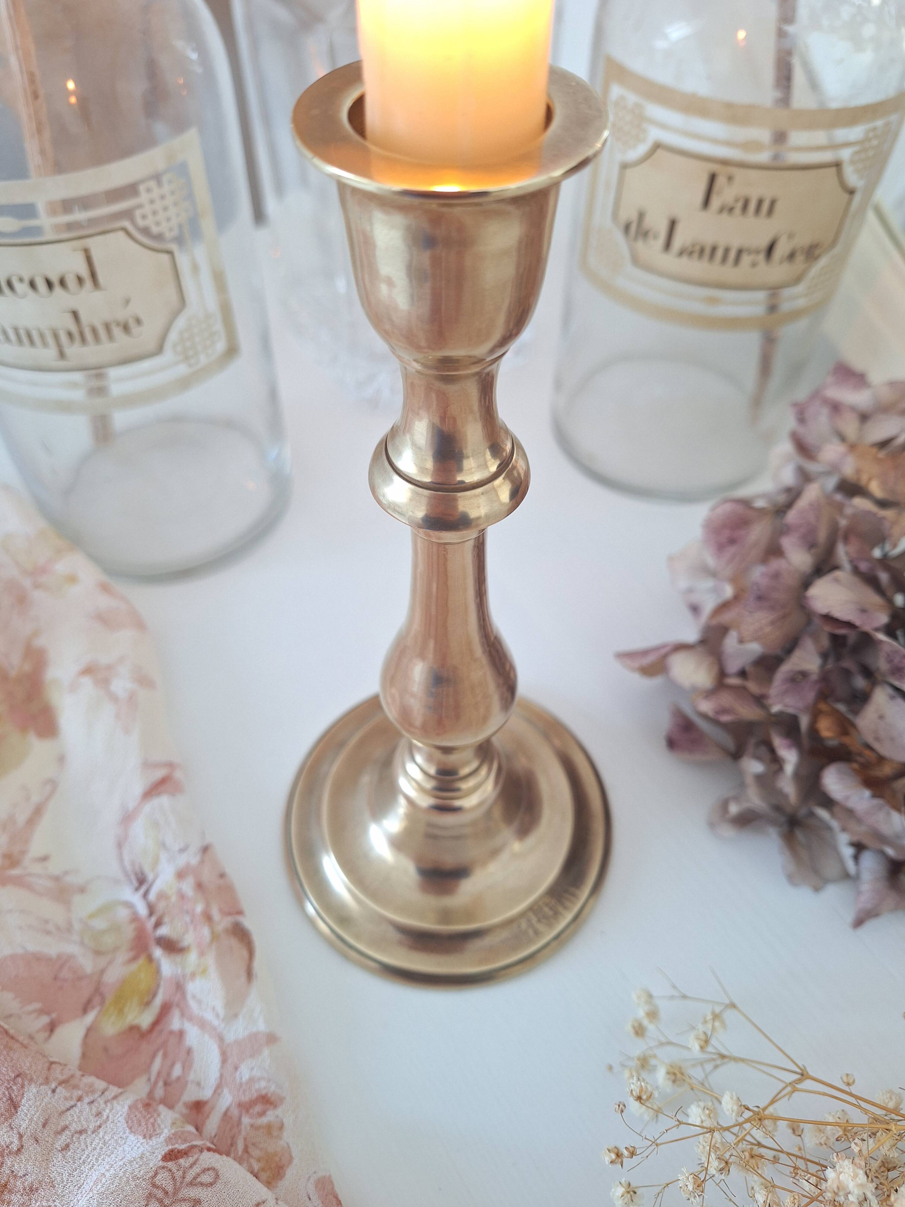 Vintage brass candle holder