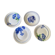 Set of 4 flat plates mismatched