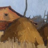 Oil painting Francesco Maria Pieri, labronica 60s/70s