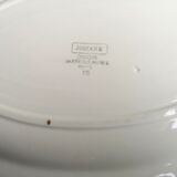 Oval dish Digoin Sarreguemines collection Josiane