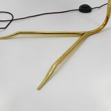 Brass floor lamp Sumatra Mid-Century Rupert Nikoll, Vienna, Austria, 1950s