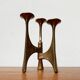 Mid-Century Brutalist Candleholder from Harjes, Germany, 1960s