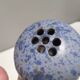 Small gorgeous vase in bluish colours/shades. Netherlands 1970s