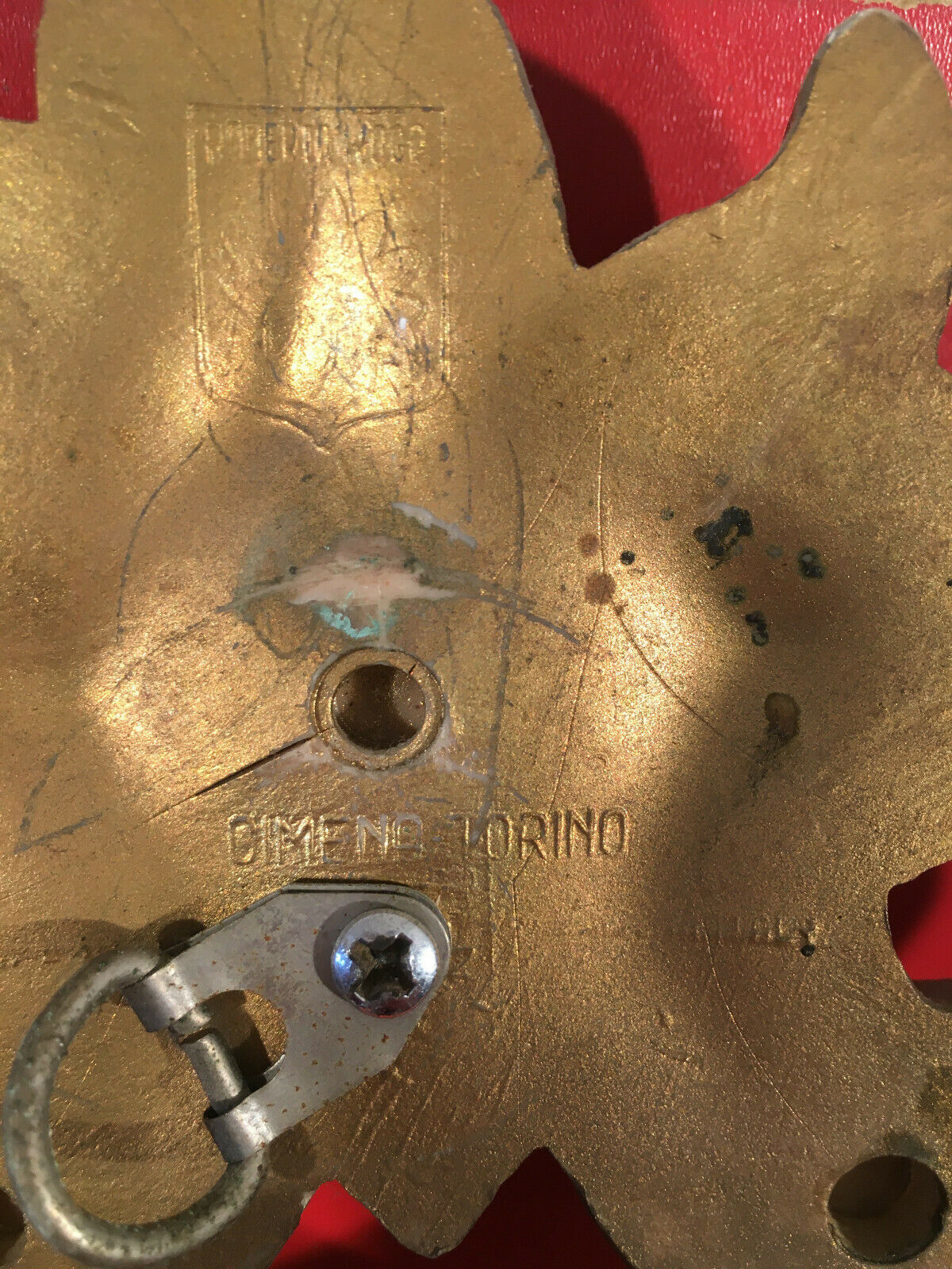 Ancient baroque mirror in gilded resin 83x53cm