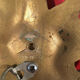 Ancient baroque mirror in gilded resin 83x53cm