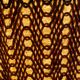 Vintage sisal / jonc de mer pendant light circa 1970's