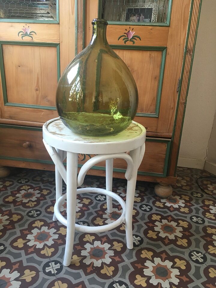 Bistro stool stamped C T C.