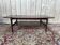 Table basse scandinave en acajou à double plateau