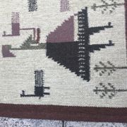 Swedish flat weave rug 1950