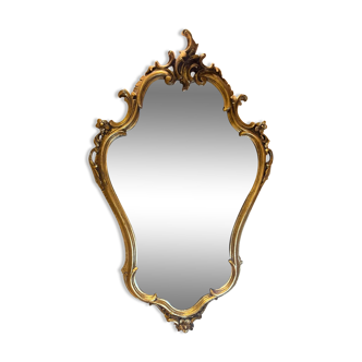 Miroir bois et stuc doré Style Louis XV