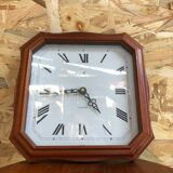 Old clock clock jaz quartz contour wood vintage
