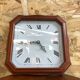 Old clock clock jaz quartz contour wood vintage