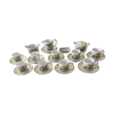 Service à café Lalique Modèle Perles Porcelaine de Limoges