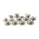 Lalique Coffee Service Pearls Model Limoges Porcelain
