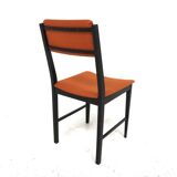 Set of 6 Scandinavian beech chairs, Sweden, 1960