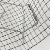 Diamond armchair chromed by Harry Bertoia for Knoll, 1990