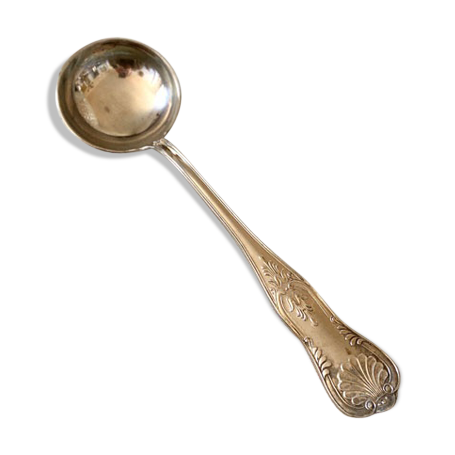 Silver metal ladle