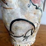 Antique stoneware pitcher – animal rock decoration – around 1900 – Puis style