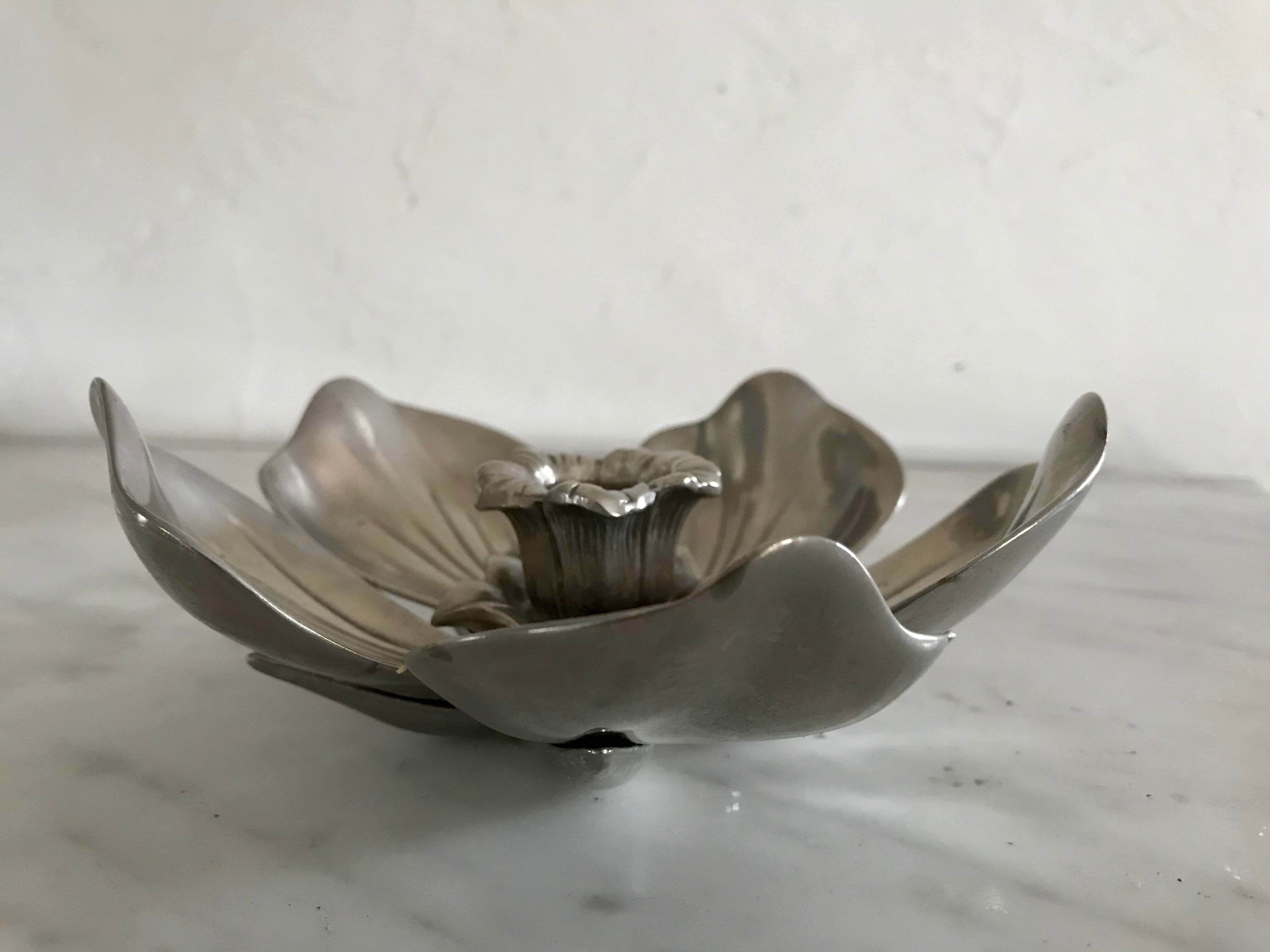 Vintage candlestick ashtray