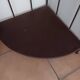 Meuble d angle en fer avec etageres