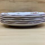 6 vintage Saint Amand dessert plates