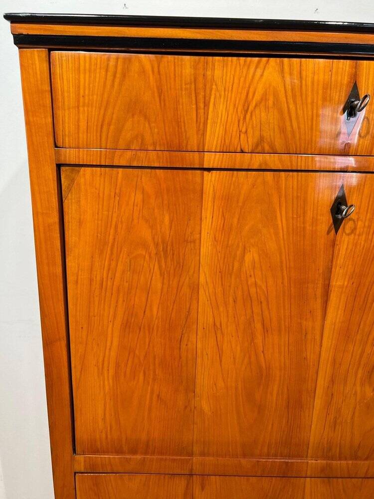 Biedermeier Secretary in Cherry Veneer, 1820s