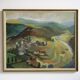Landscape painting valley