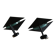 Pair of postmodernist wall sconces, 1980