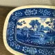 Set of 2 Villeroy and Boch Rusticana Blue plates.