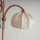 Teak floor lamp with 2 lampshades by Domus