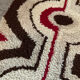 Wool rug 130x70 from the 70s