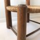 Solid wood straw chair
