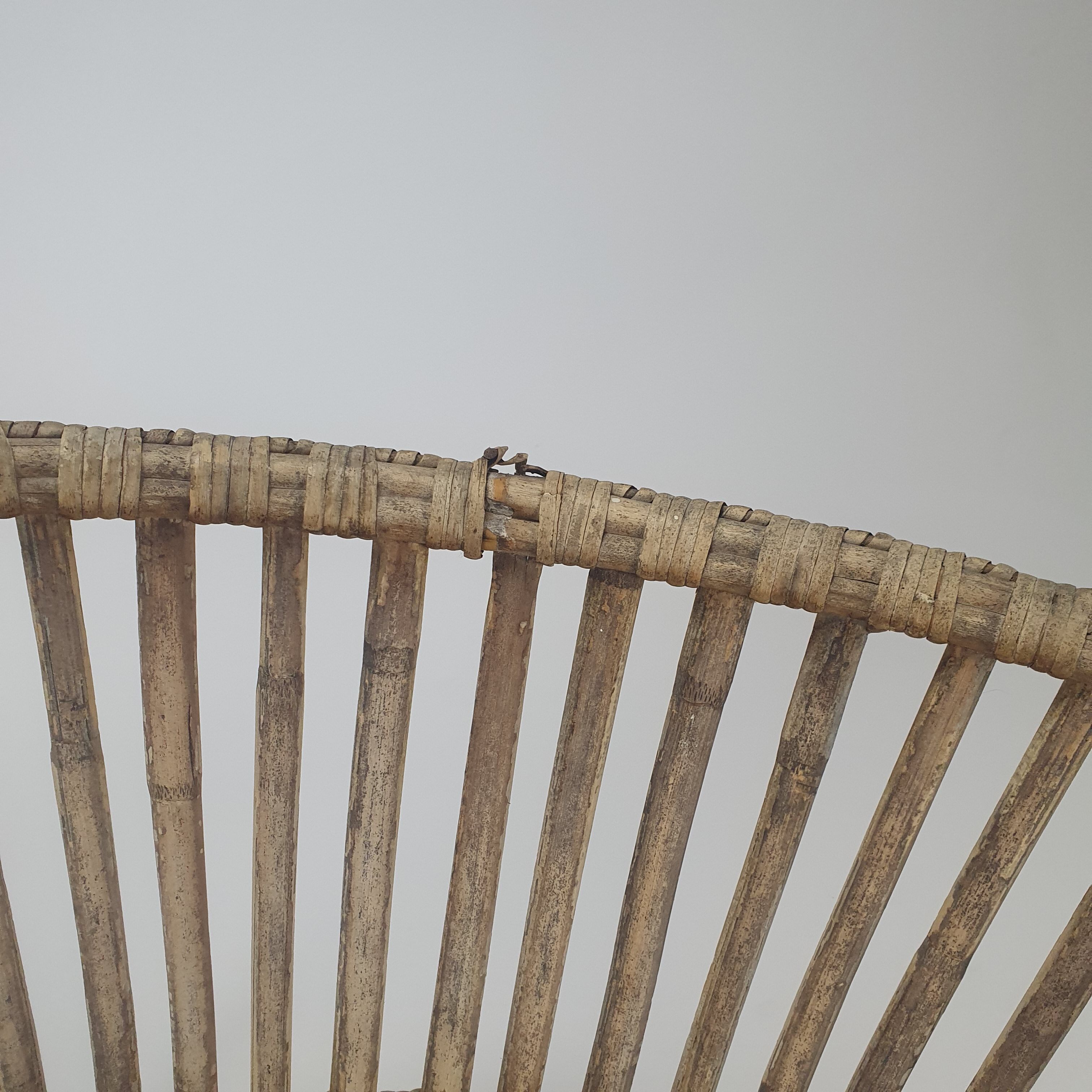 Set of Two Midcentury Rattan Armchairs, 1960s