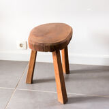 Wooden tripod stool