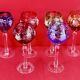 Rhin Wine Glasses Roemer Cut Crystal Colours 21 cm Lorraine Crystal