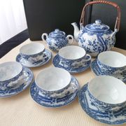 Japanese porcelain tea set 6 people